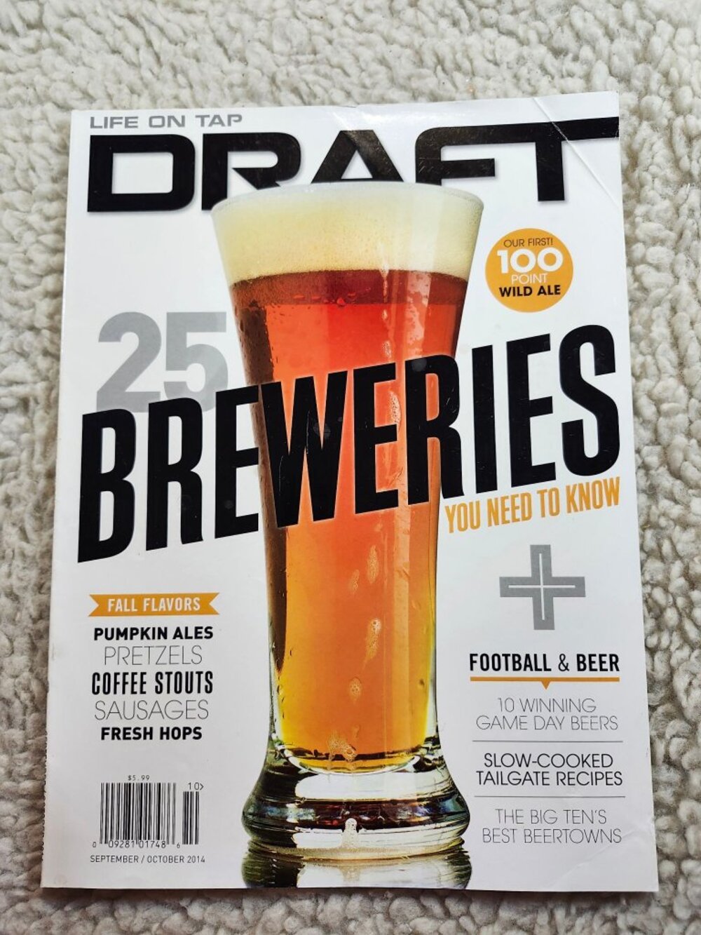 DRAFT Magazine Sept Oct 2014 25 Breweries You Need to Know Beer Brewing Issue